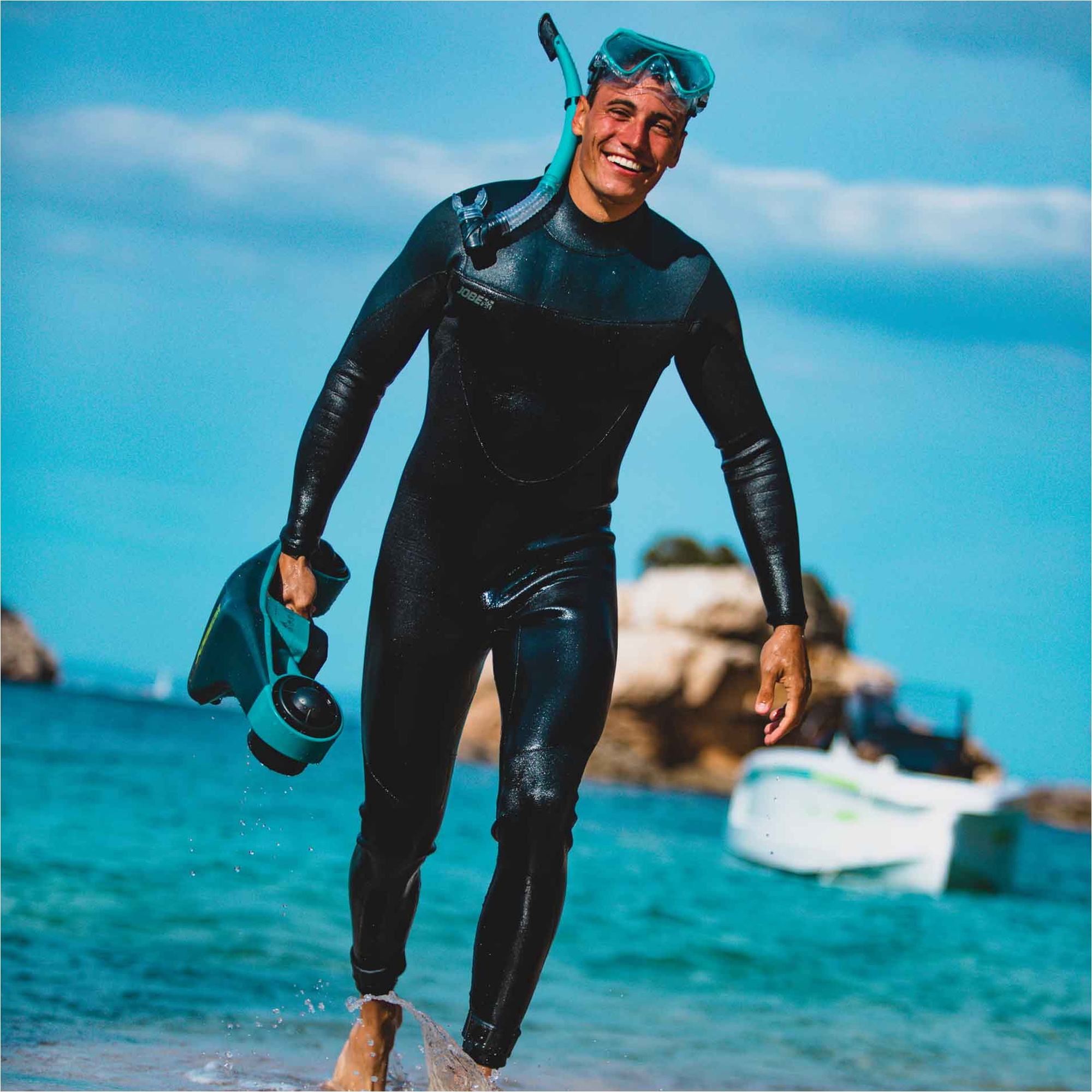 2026 Jobe Mens Yukon 4/3mm Back Zip GBS Wetsuit 303522026 - Black